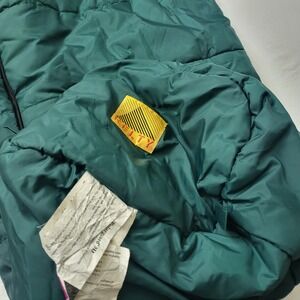 Kelty Polarguard 3D Mummy Sleeping Bag Green Outdoor Camping Adventure Y2K Adult